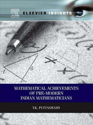 cover image of Mathematical Achievements of Pre-modern Indian Mathematicians